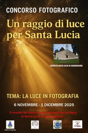 Concorso Fotografico "Un raggio di luce per Santa Lucia"